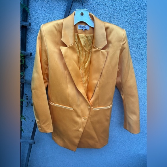 House of CB Sophia Mango Oversized Blazer Dress - Picture 6 of 12